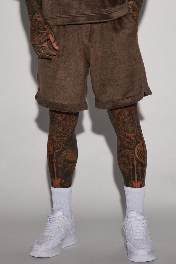 Feel The Mood Shorts - Brown