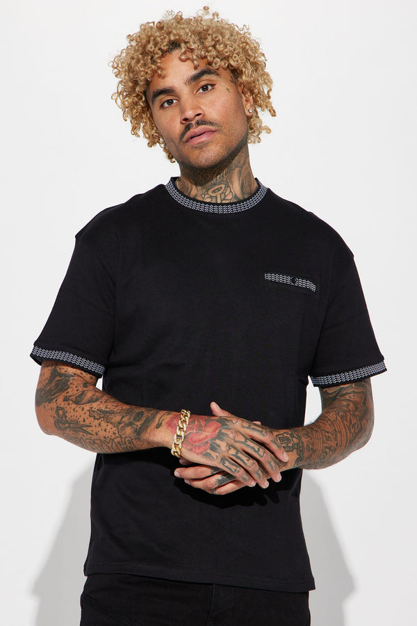 Geo Short Sleeve - Black